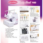 OKURMA/740D PORTABLE OVERLOCK MACHINE